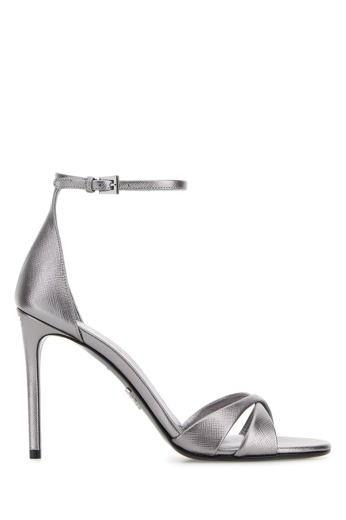 Prada Sandali in pelle argento