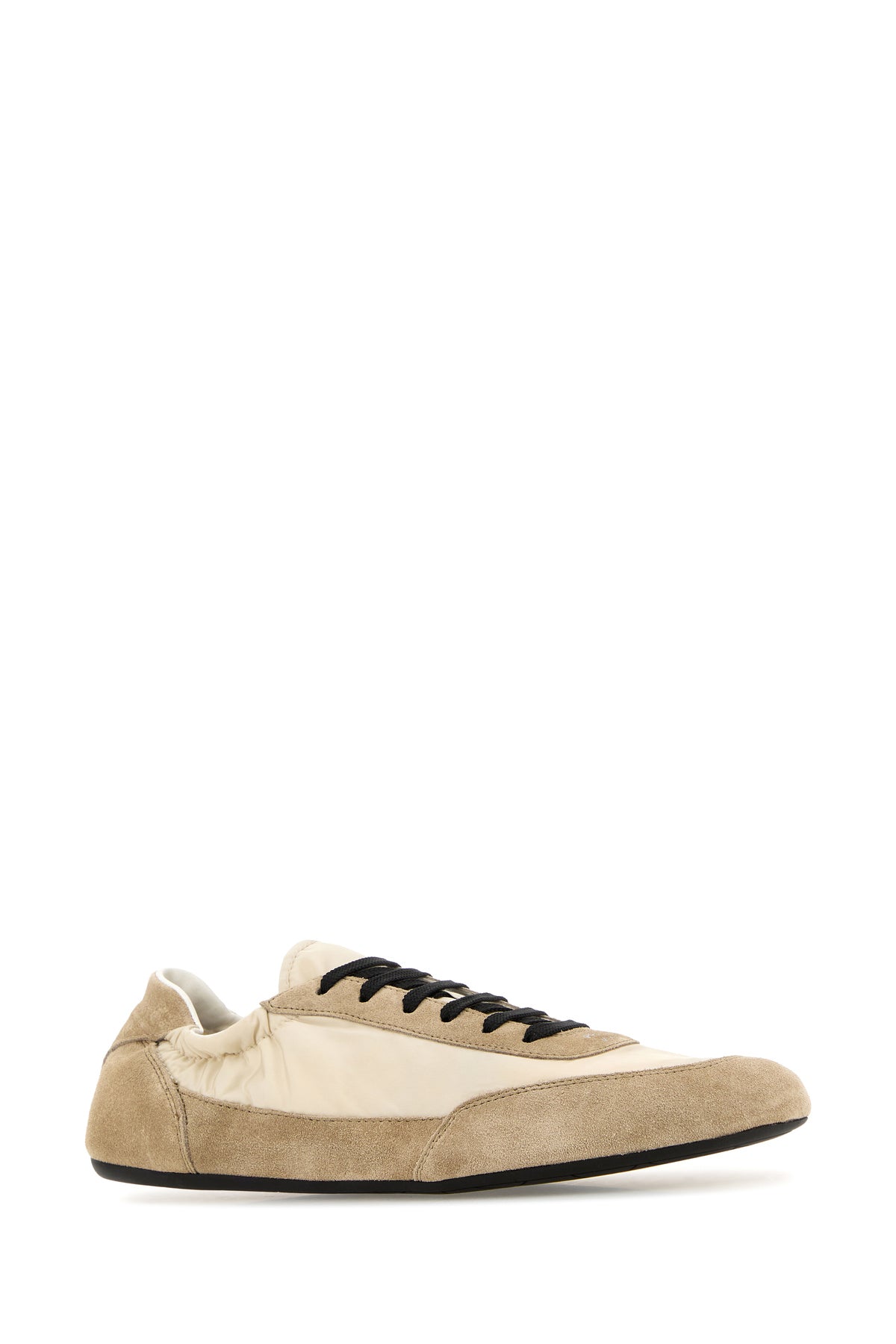Prada Sneakers Collapse bicolor in Re-Nylon e pelle scamosciata, view 2