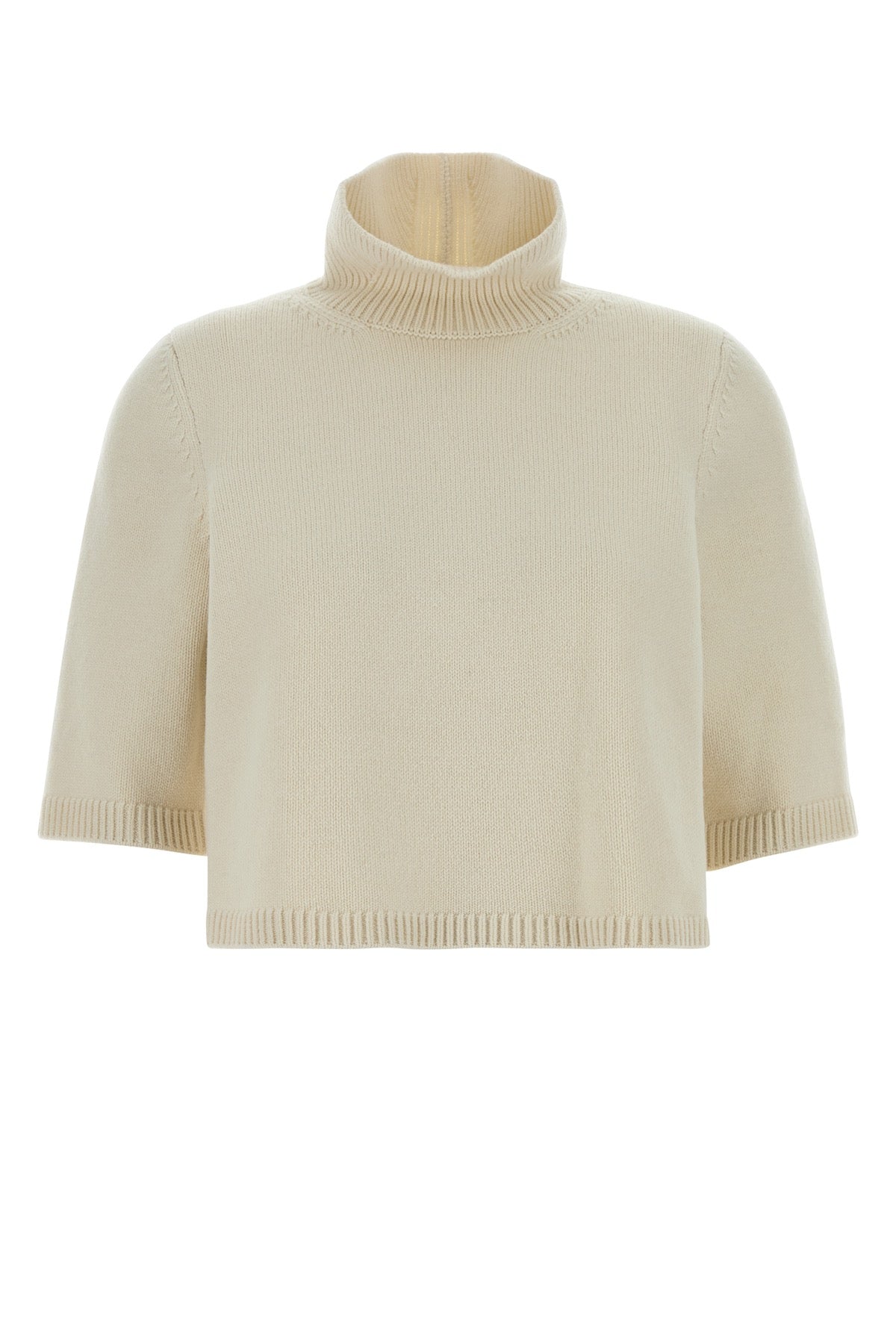 Alaïa Maglione in misto cashmere nero
