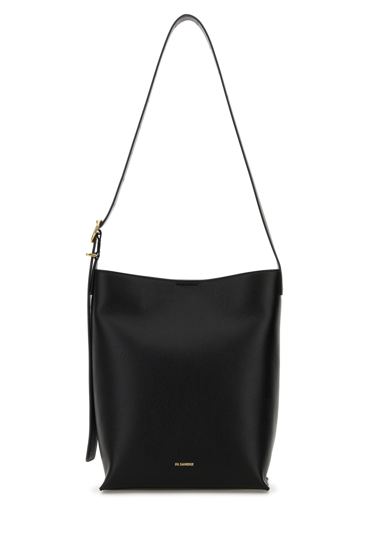 Jil Sander Borsa a tracolla Cannolo in pelle nera