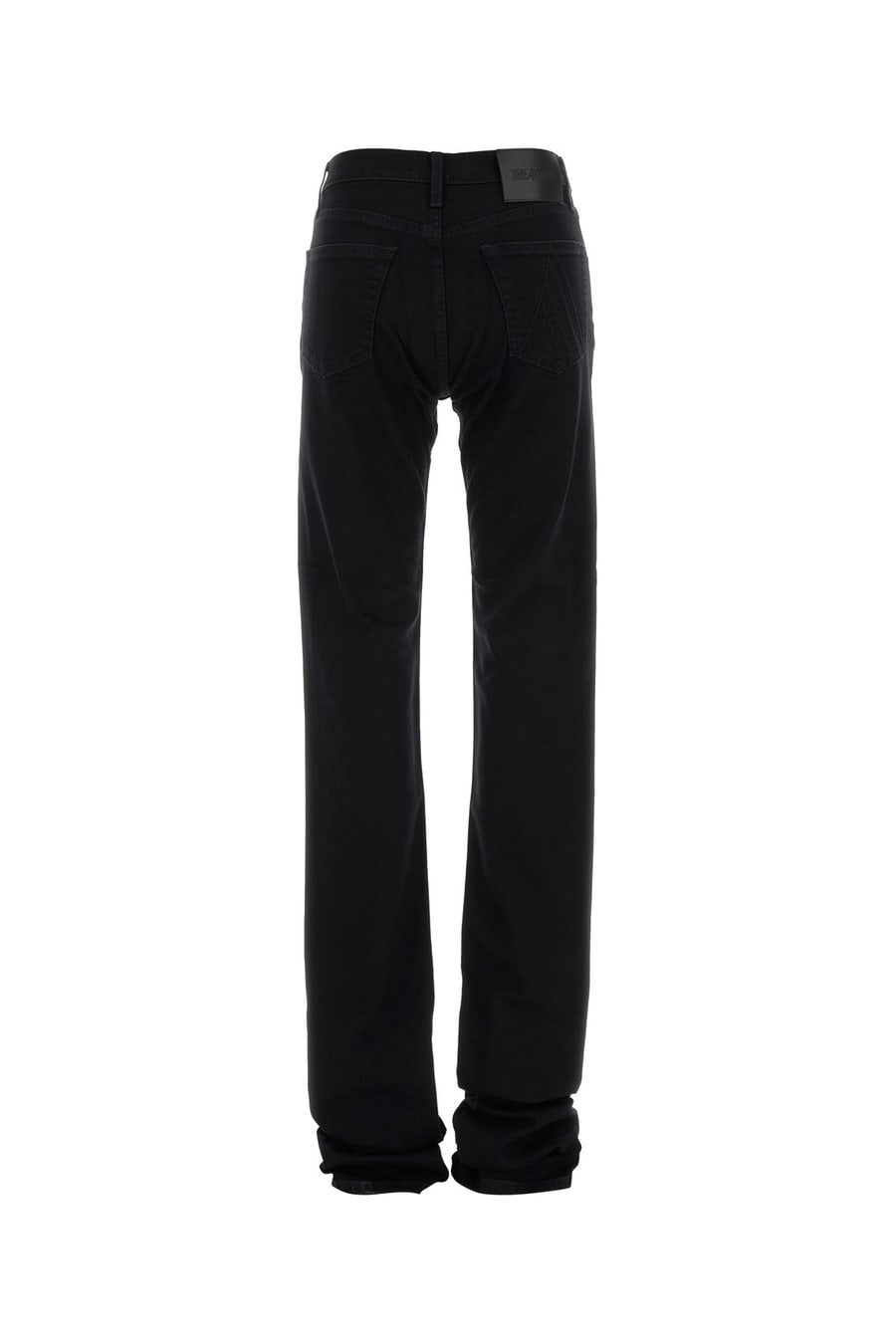 The Attico Jeans in denim stretch nero, view 2
