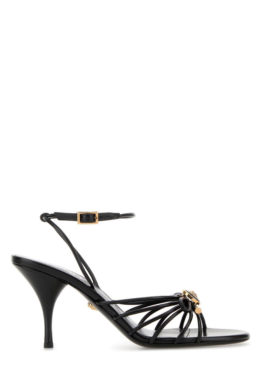 Versace Sandali in nappa nera