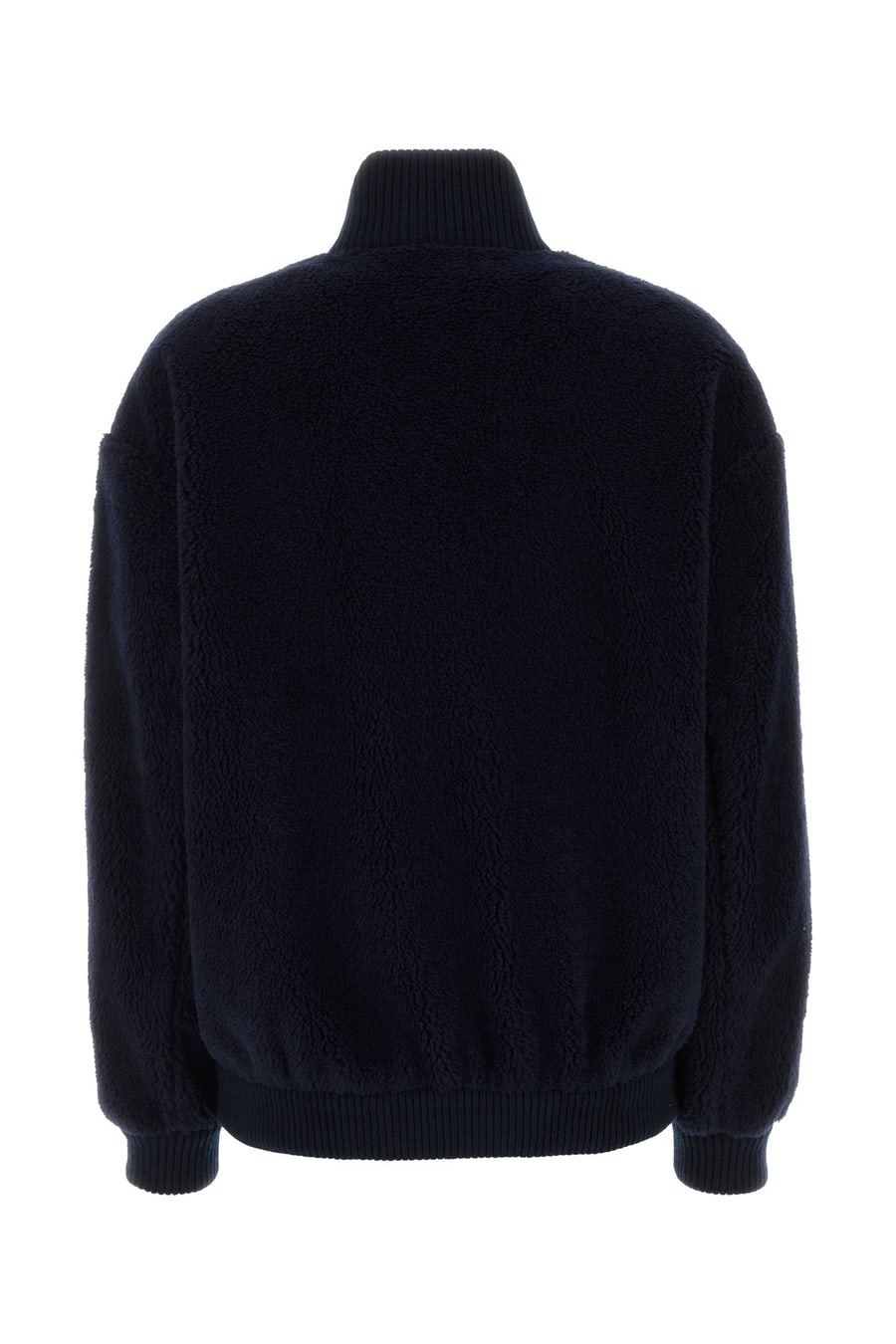 Prada Bomber in pile blu scuro, view 2