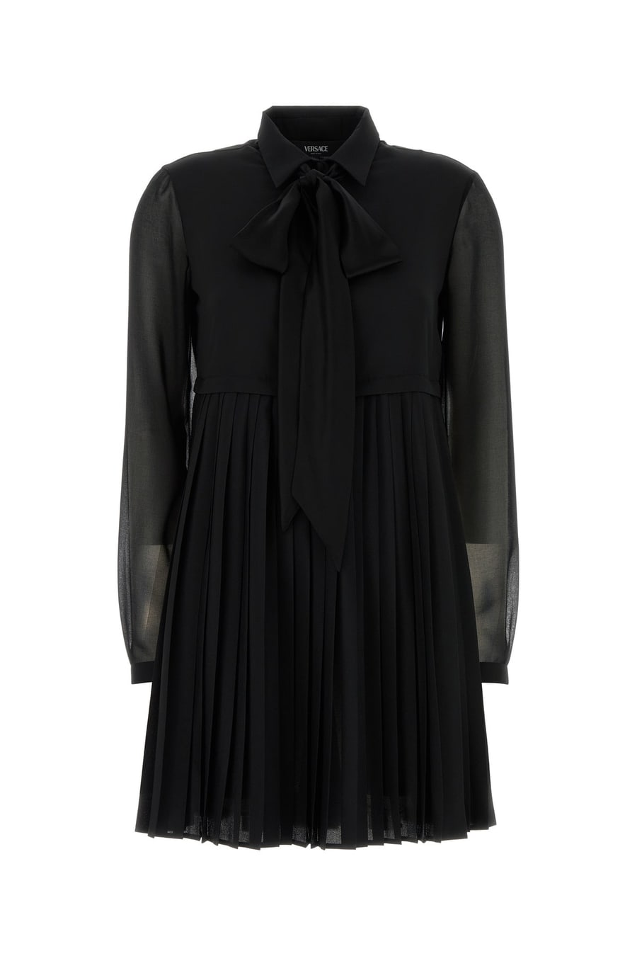 Versace Mini abito in crepe nero