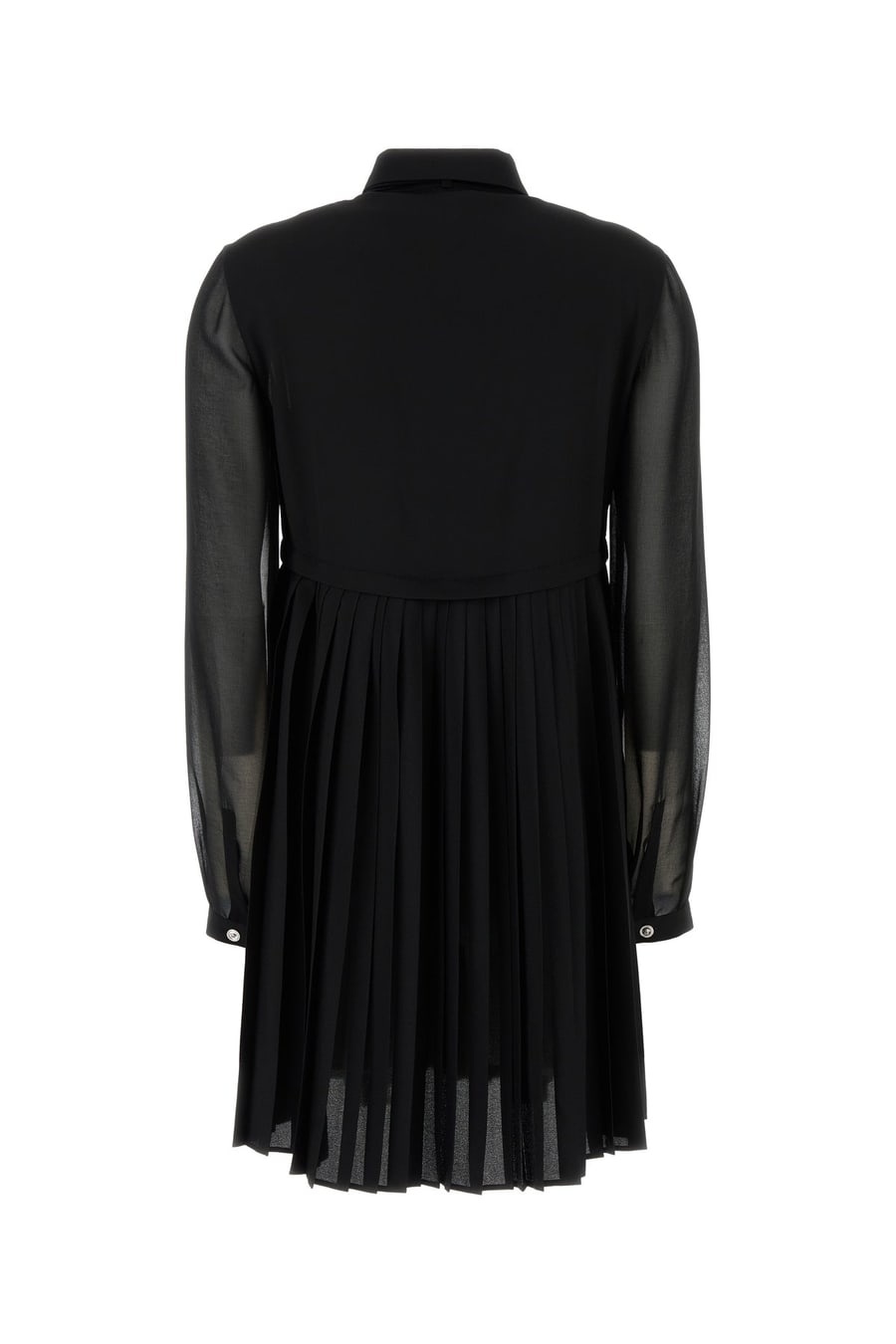 Versace Mini abito in crepe nero, view 2