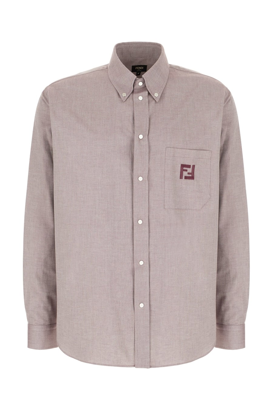 Fendi Camicia in oxford viola