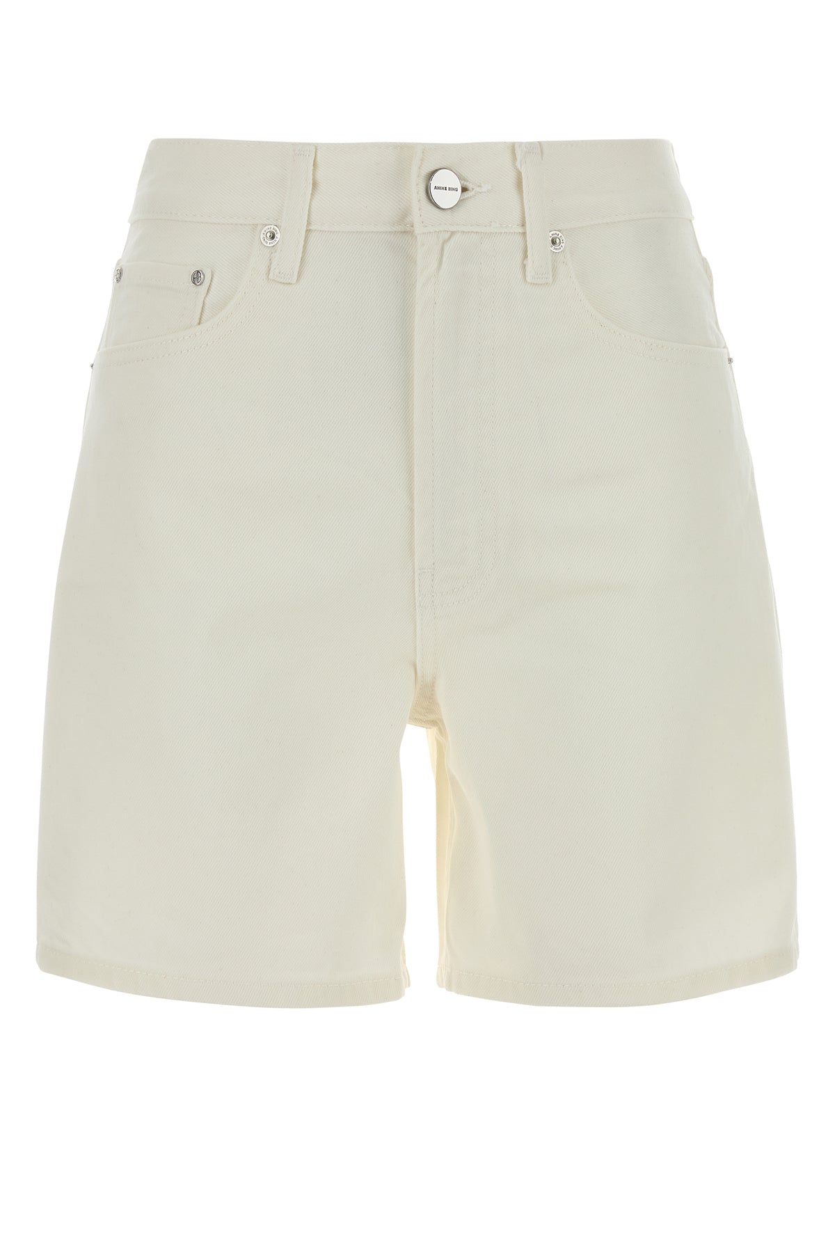 Anine Bing Shorts in denim bianco