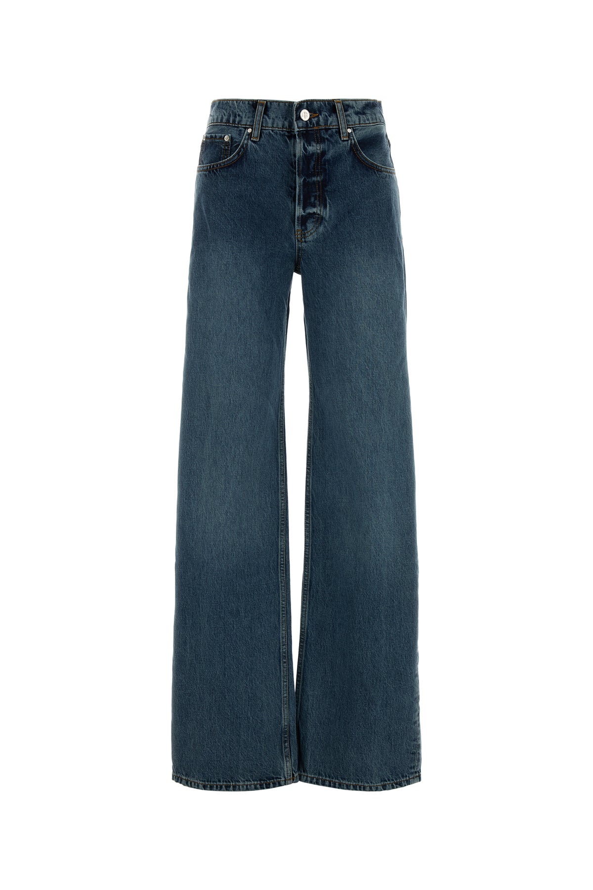 Anine Bing Jeans dalla gamba ampia in denim