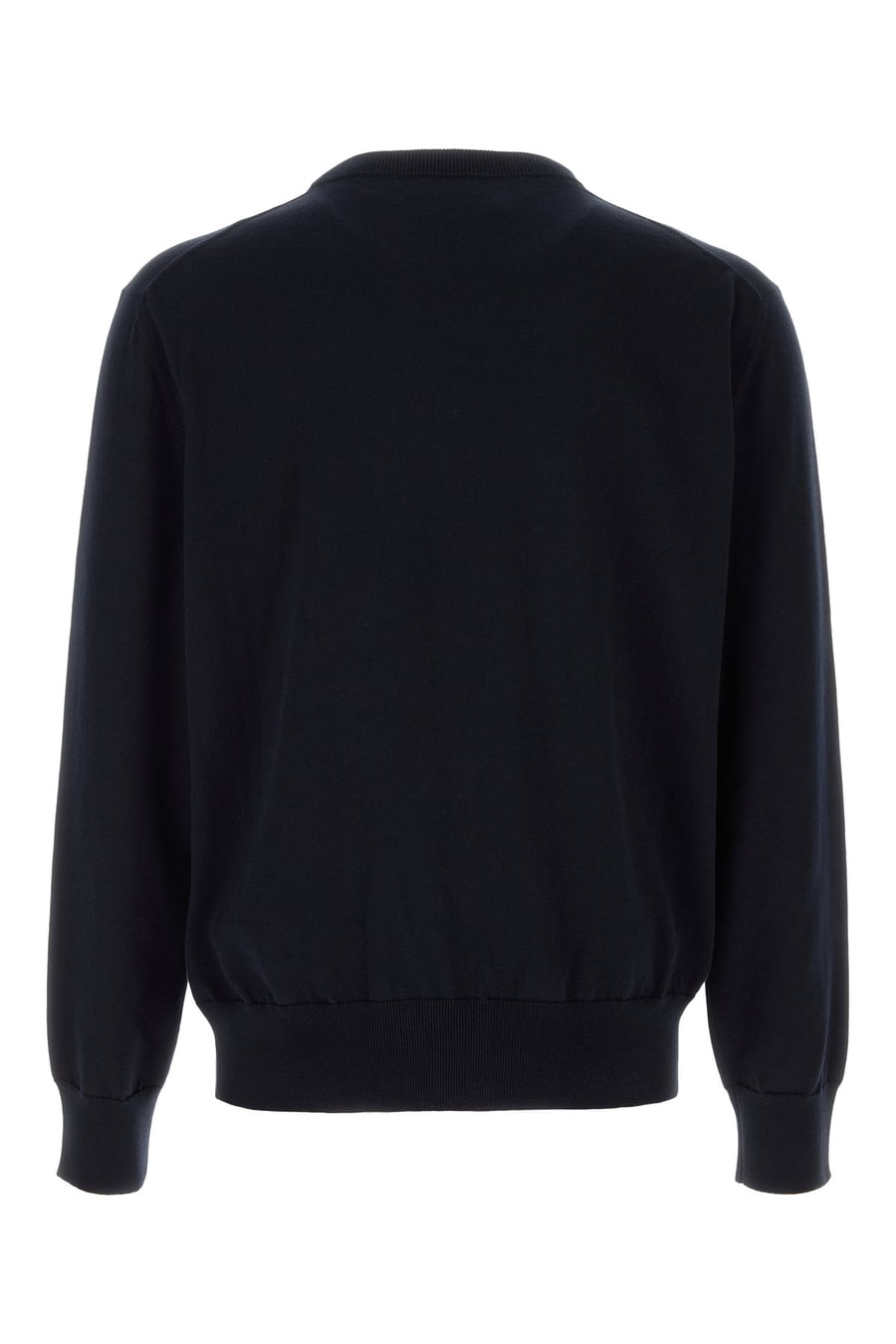 Jil Sander Maglione in cotone blu notte, view 2