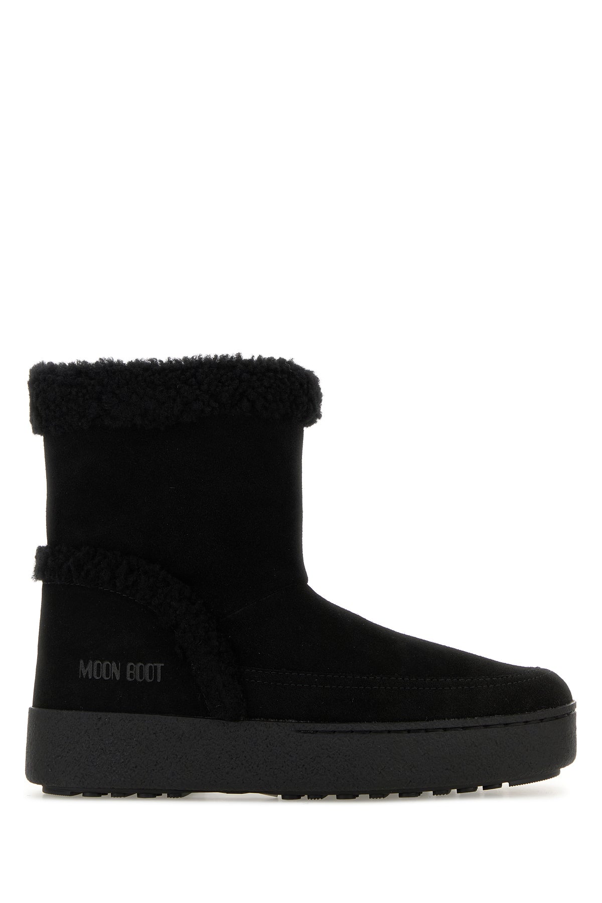 MOON BOOT Stivaletti LTrack Tina in pelle scamosciata nera