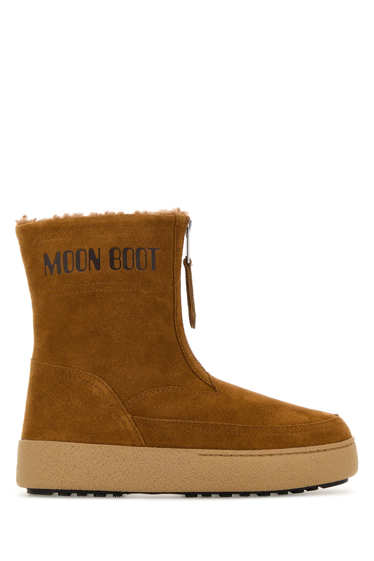 MOON BOOT Stivaletti LTrack Lara in pelle scamosciata caramello