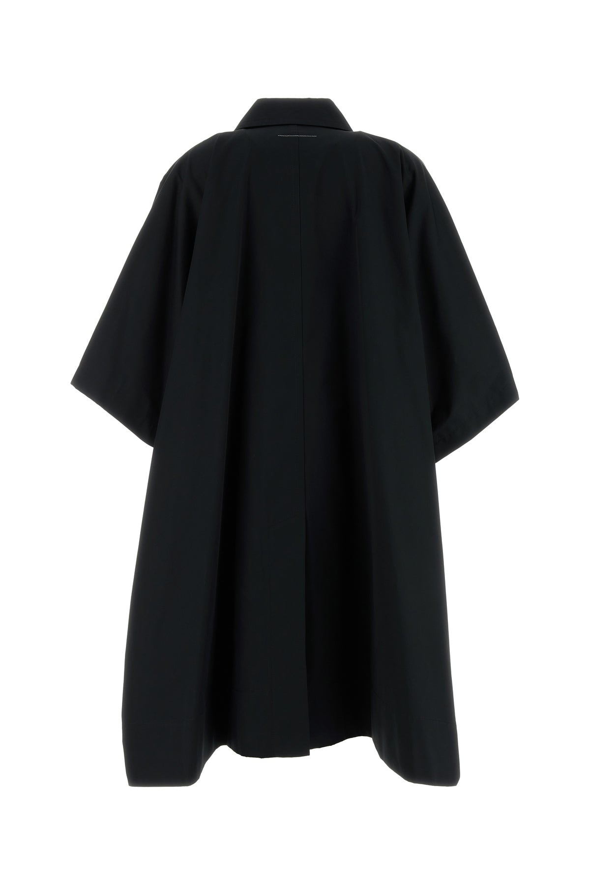 MM6 Maison Margiela Soprabito in cotone nero, view 2