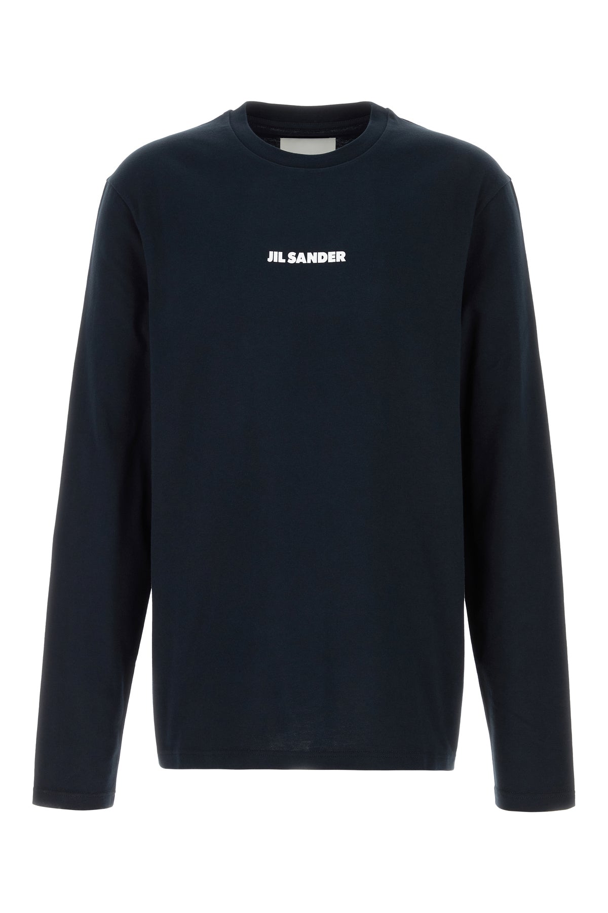 Jil Sander T-shirt in cotone blu notte