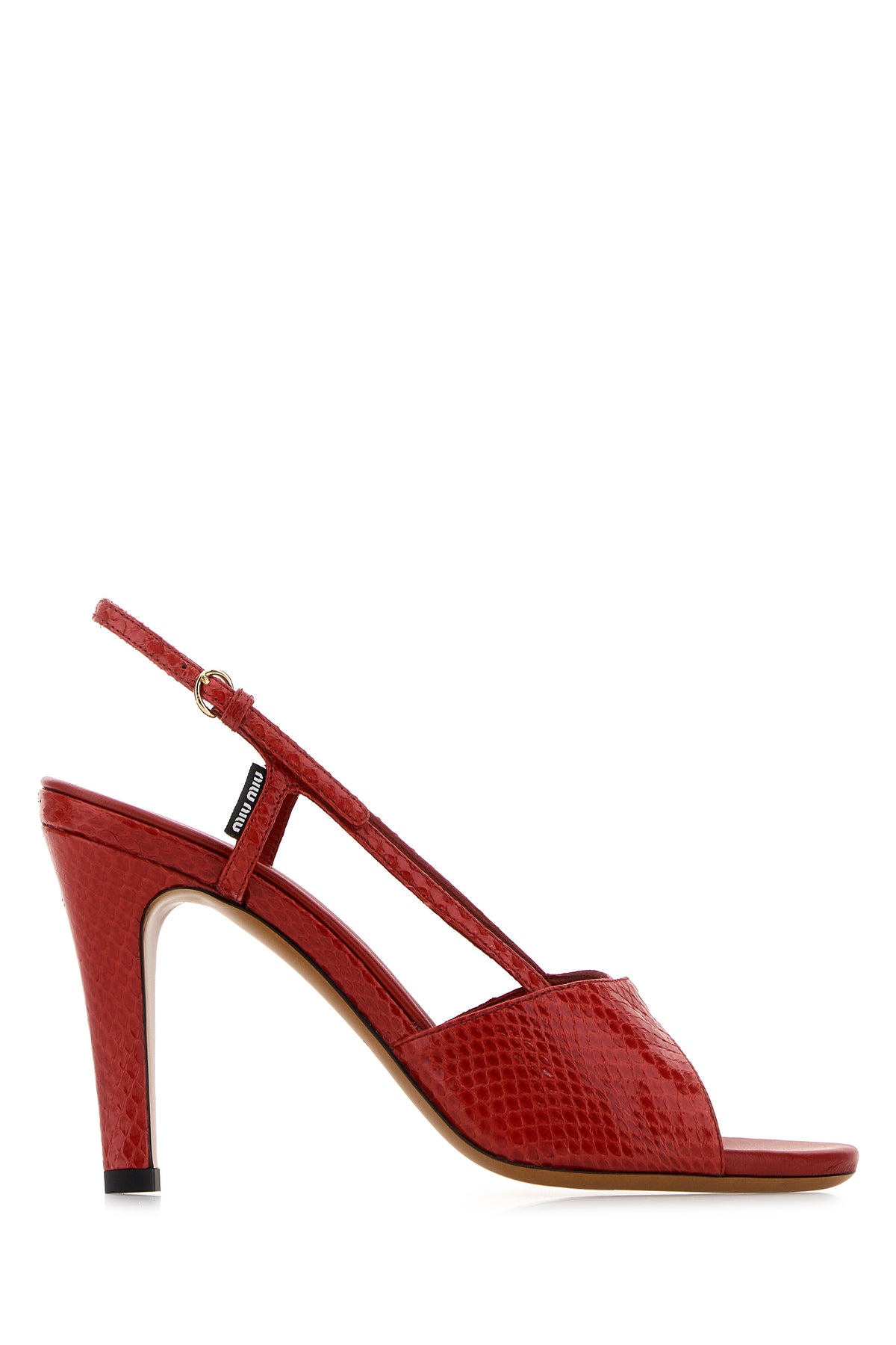 Miu Miu Sandali in pelle rossa