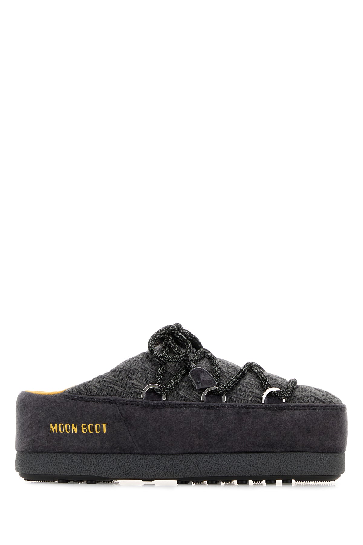 MOON BOOT Slippers EVX Moon Boot x Guest In Residence in tessuto grigio scuro