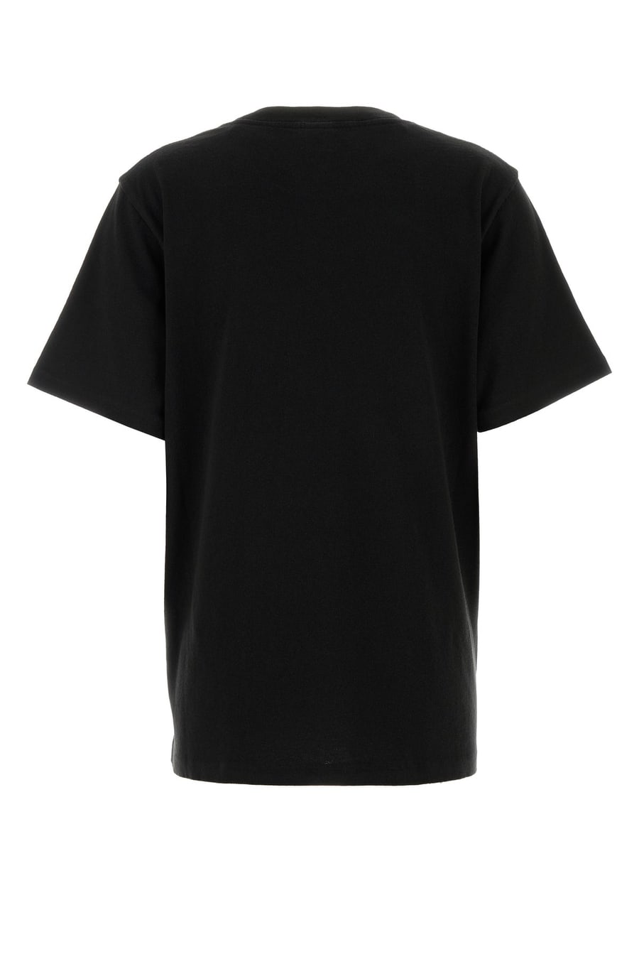 Chloé T-shirt oversize in cotone ardesia, view 2