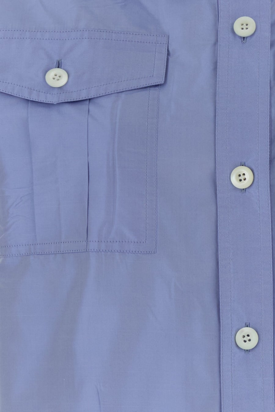 Prada Camicia in taffetà azzurro, view 3