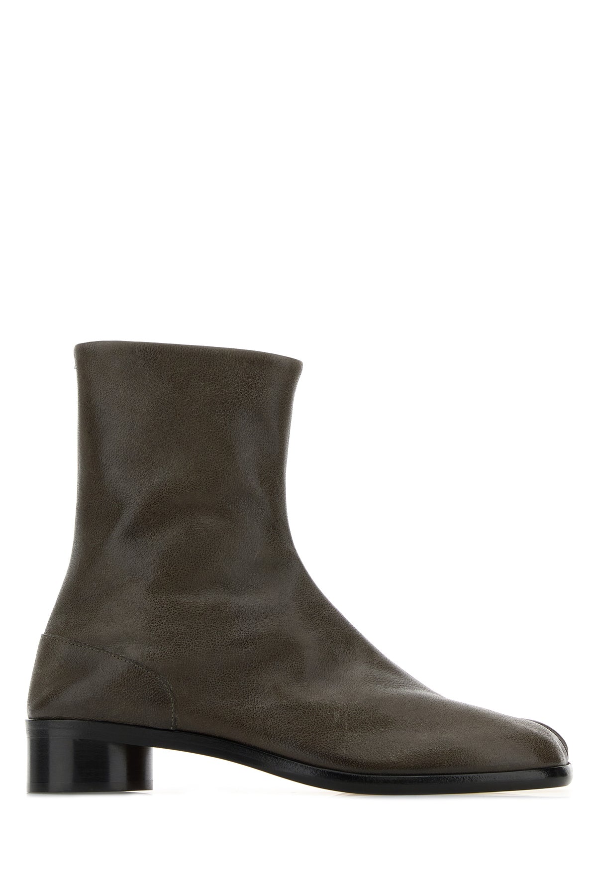 Maison Margiela Stivaletti Tabi in pelle verde oliva