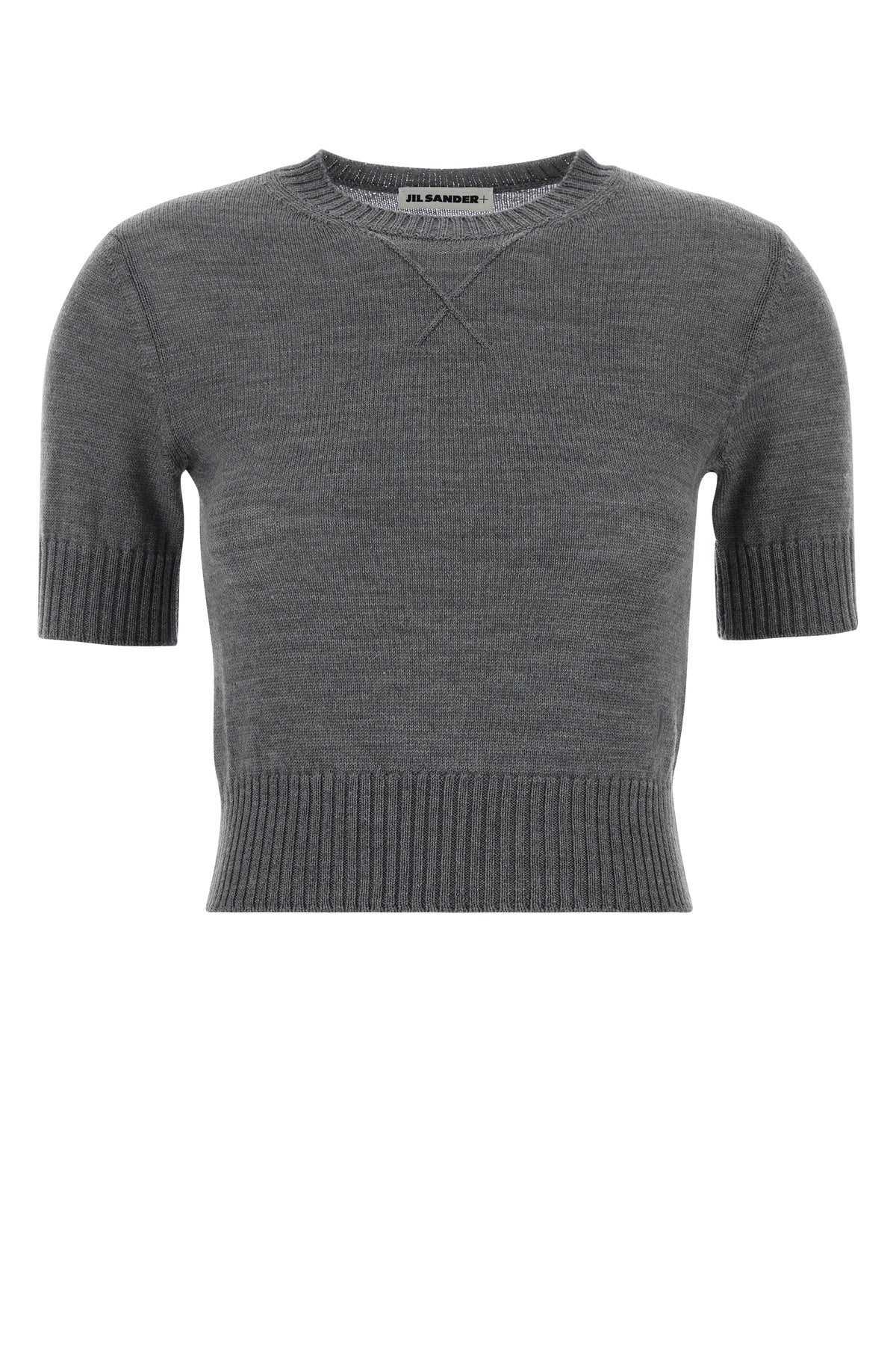Jil Sander Maglione in lana grigia scura