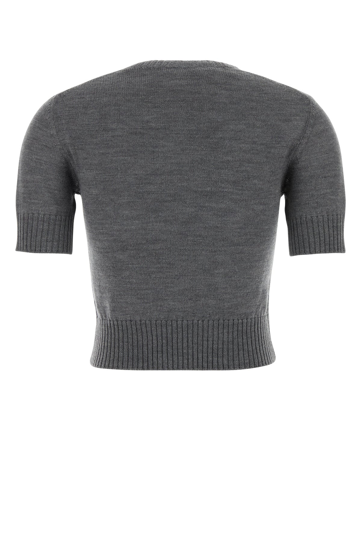 Jil Sander Maglione in lana grigia scura, view 2
