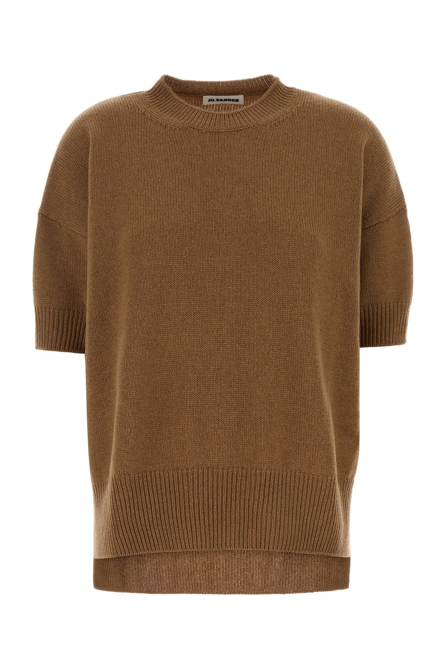 Jil Sander Maglione in cashmere cammello