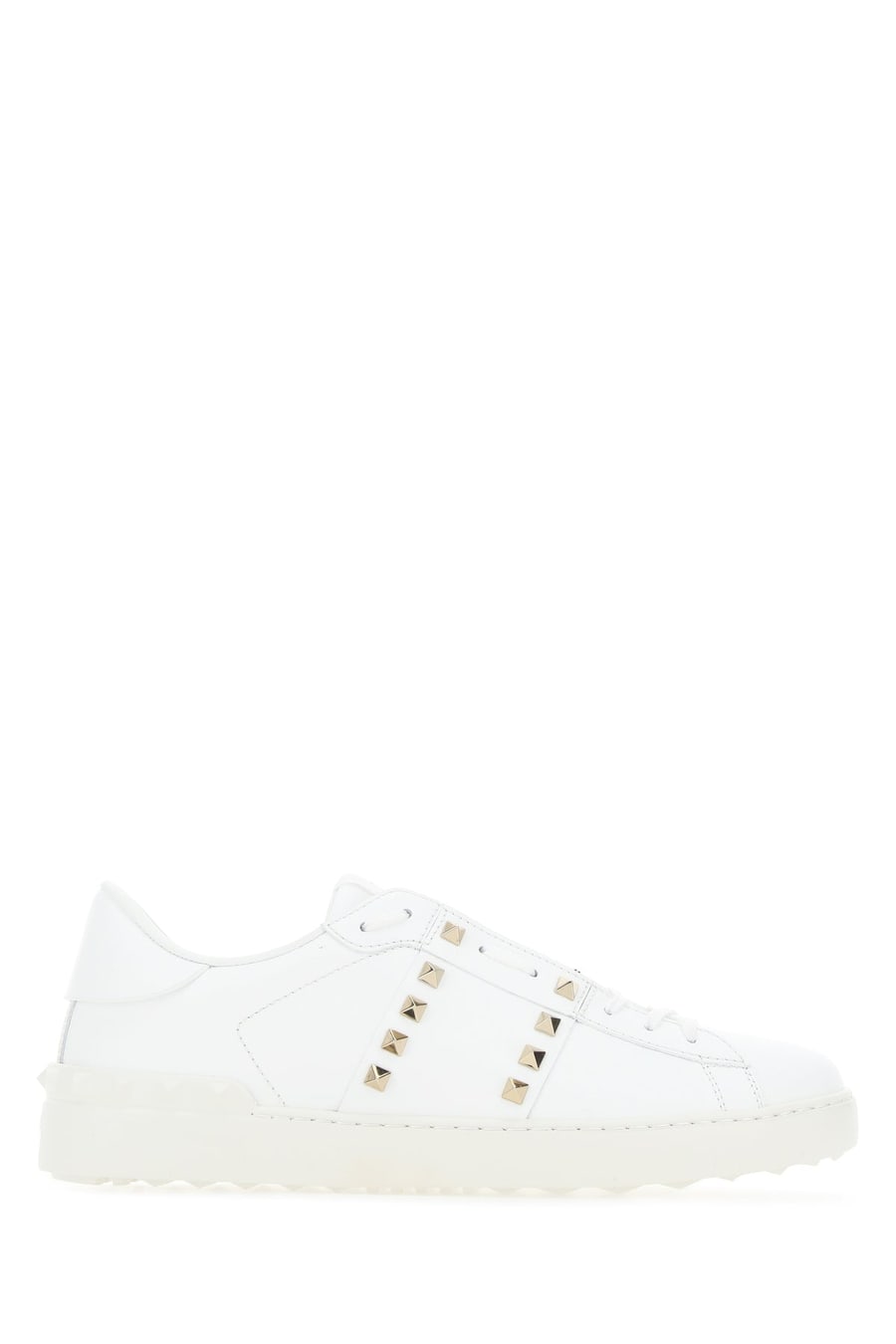 Valentino Garavani Sneakers Rockstud Untitled in pelle bianca