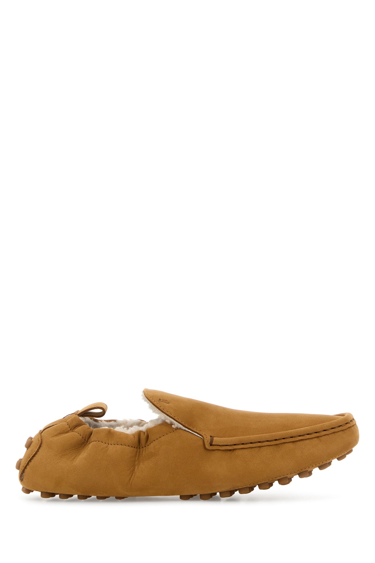 Tod's Mocassini in pelle scamosciata cammello
