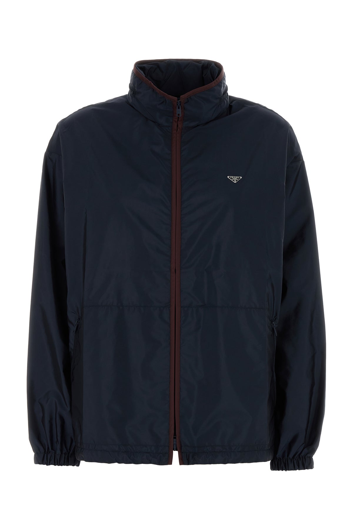 Prada Giacca a vento in Re-Nylon blu navy