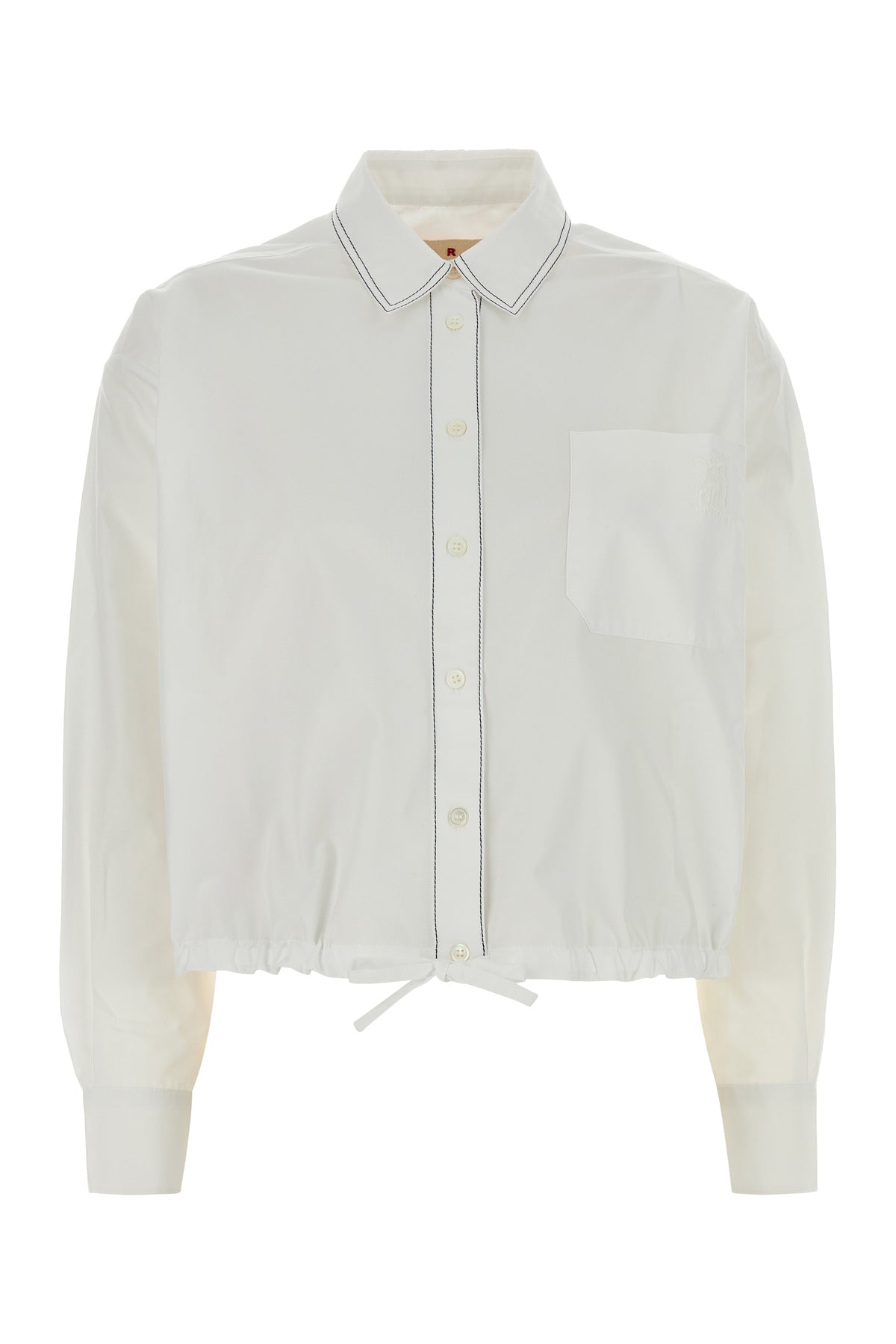 Marni Camicia oversize in popeline bianco