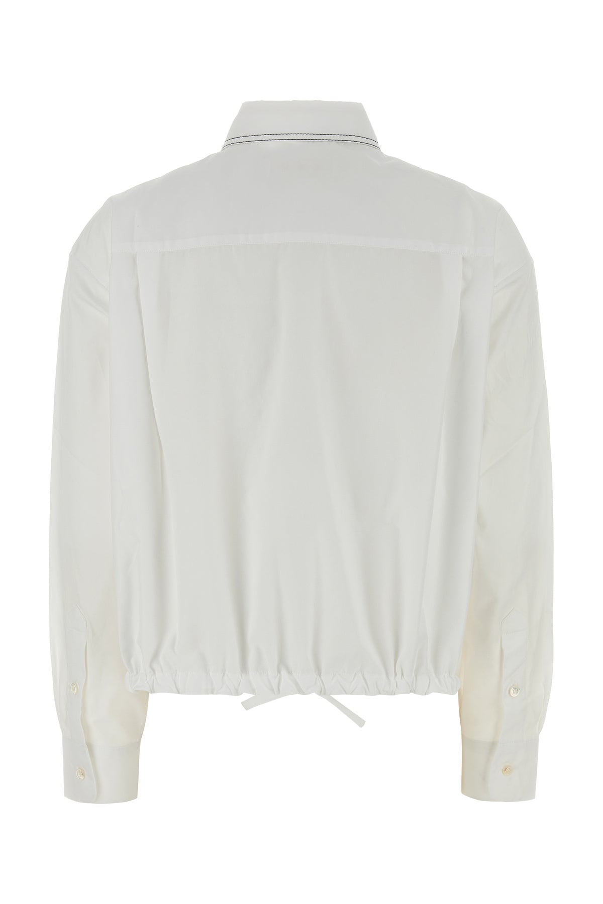 Marni Camicia oversize in popeline bianco, view 2
