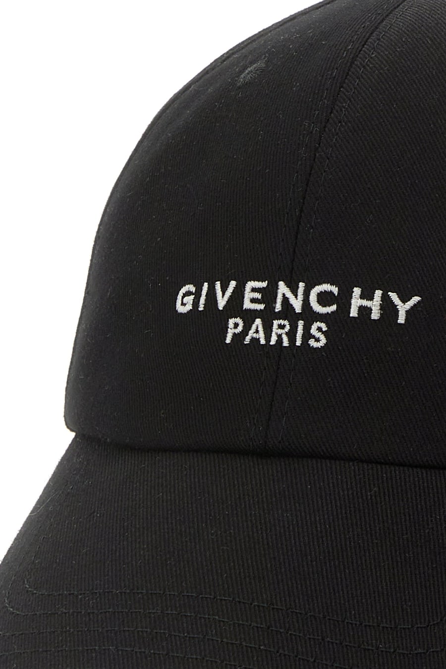 Givenchy Cappello da baseball in misto cotone nero, view 4