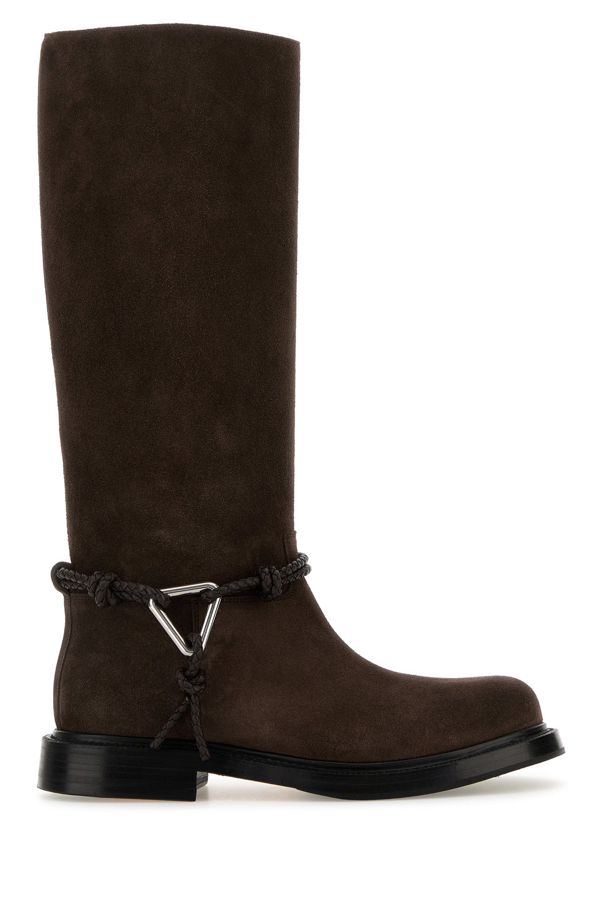 Bottega Veneta Stivali James in pelle scamosciata marrone