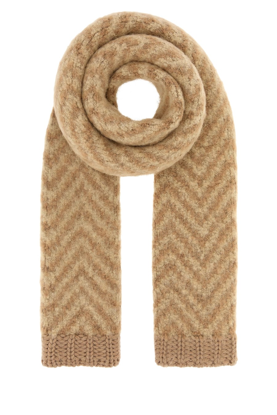 Fendi Sciarpa in misto alpaca ricamato