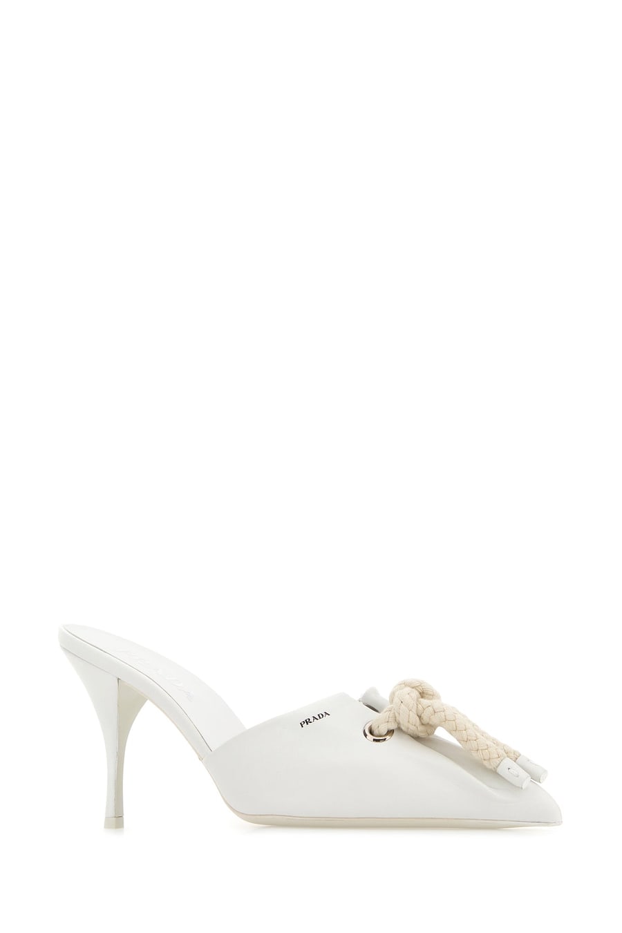Prada Sabot in nappa bianca, view 2