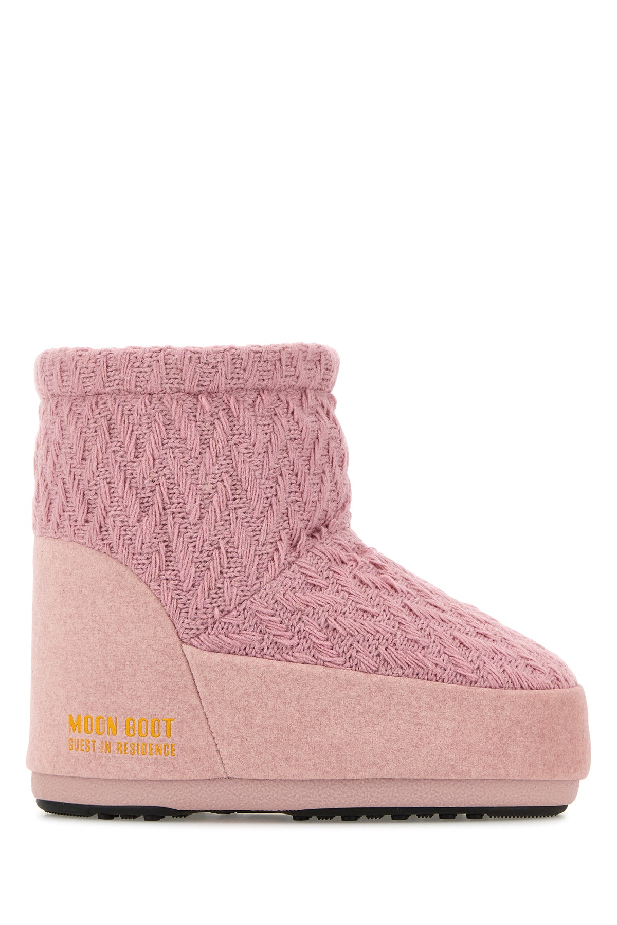 MOON BOOT Stivaletti Icon Low Moon Boot x Guest In Residence in tessuto rosa