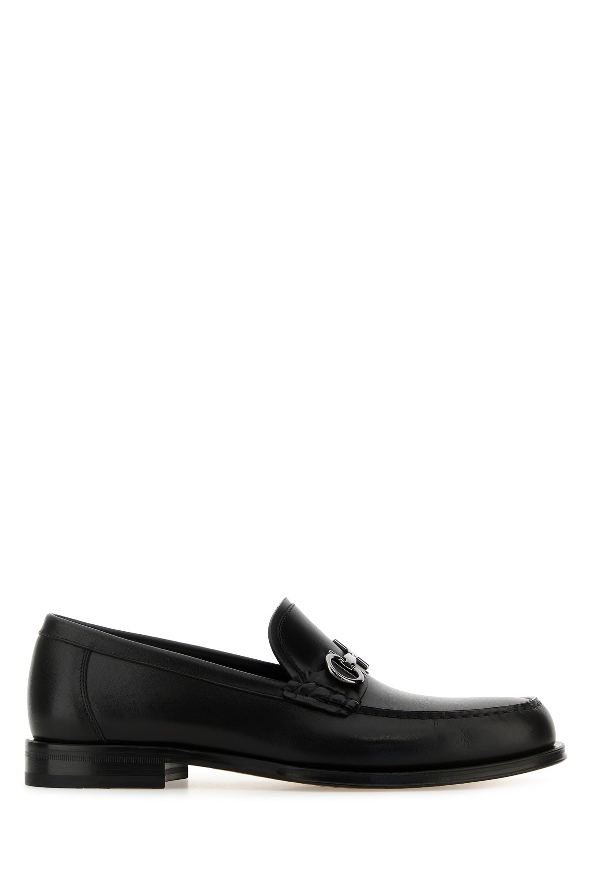 Ferragamo Mocassini Teatro in pelle nera