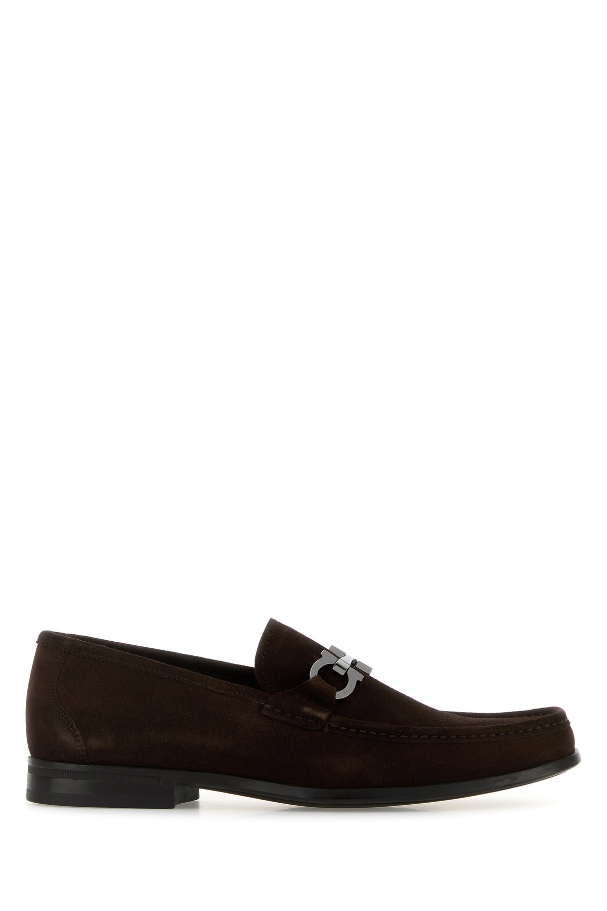 Ferragamo Mocassini Grandioso in pelle scamosciata marrone