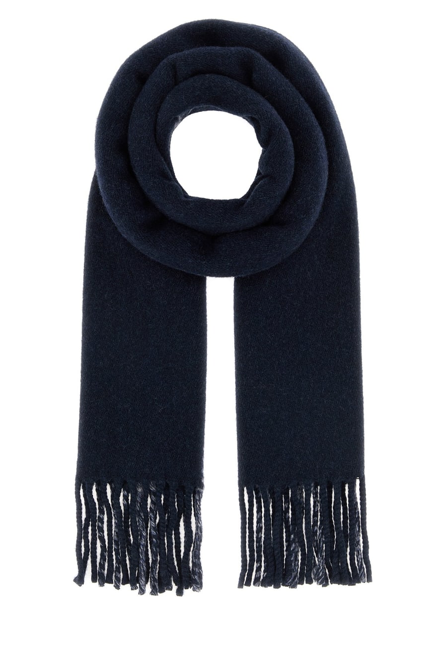 Prada Sciarpa in misto lana blu