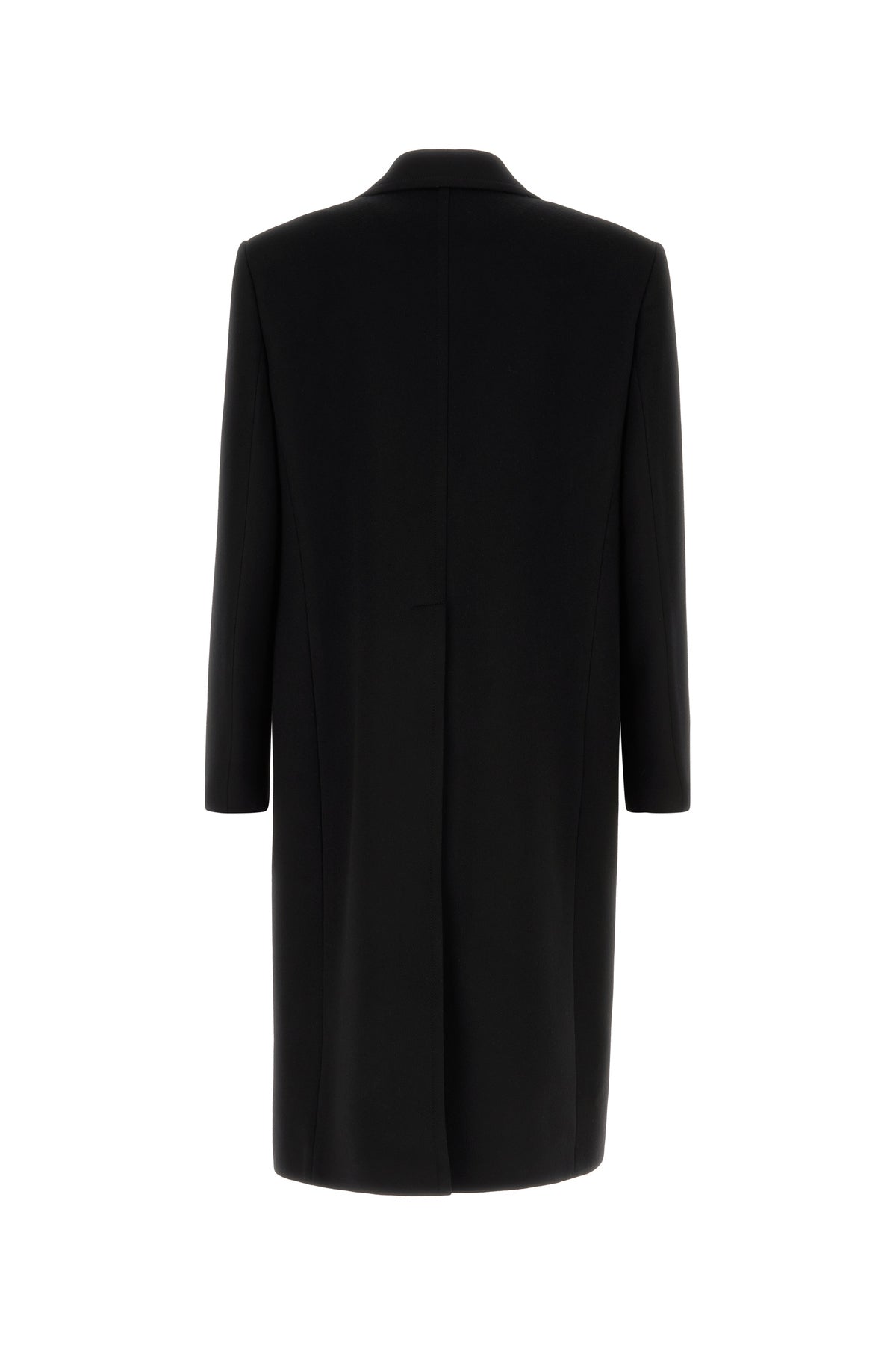 Gucci Cappotto in misto lana nera, view 2