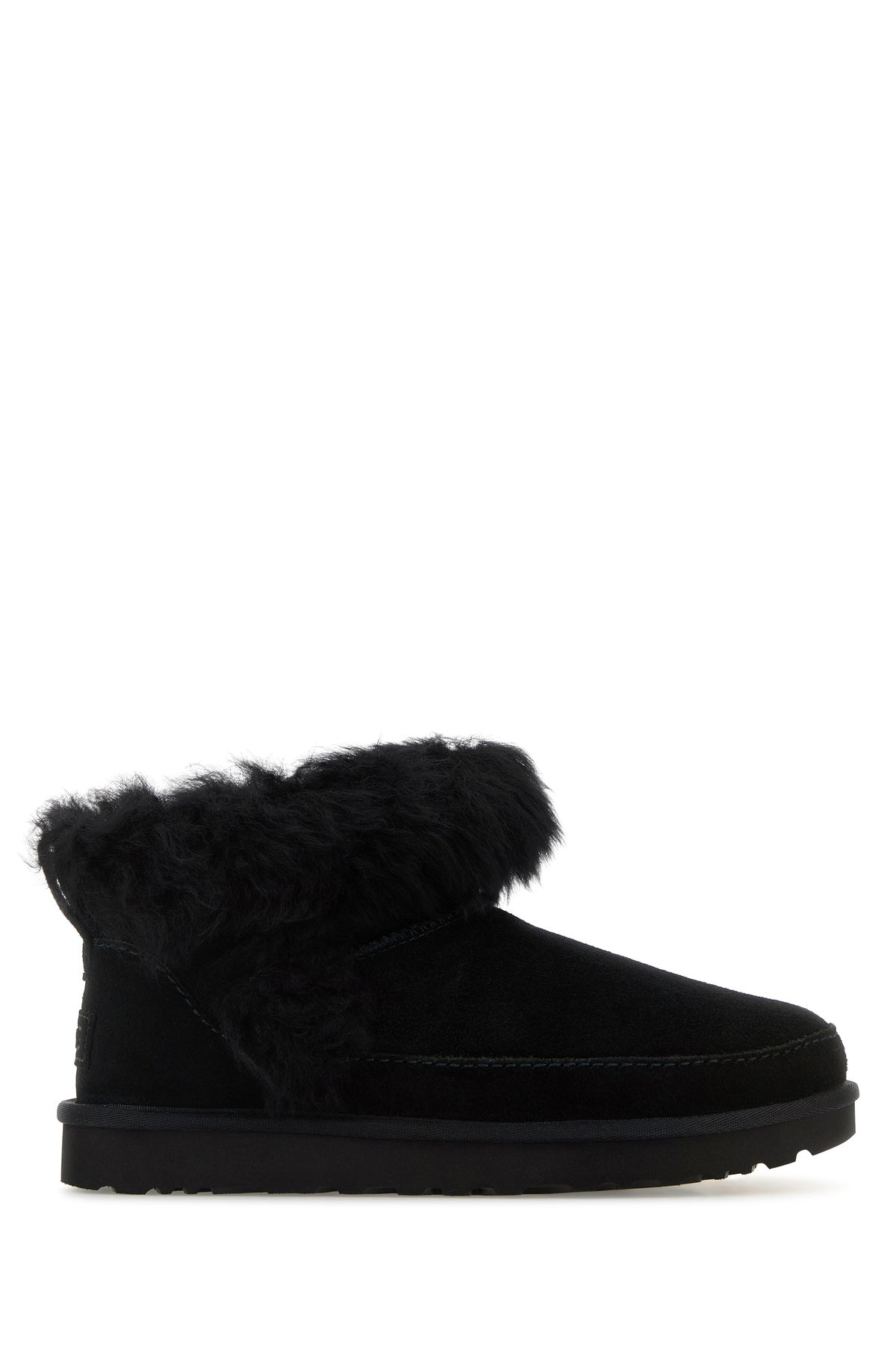 UGG Stivaletti Ultra Mini in pelle scamosciata nera