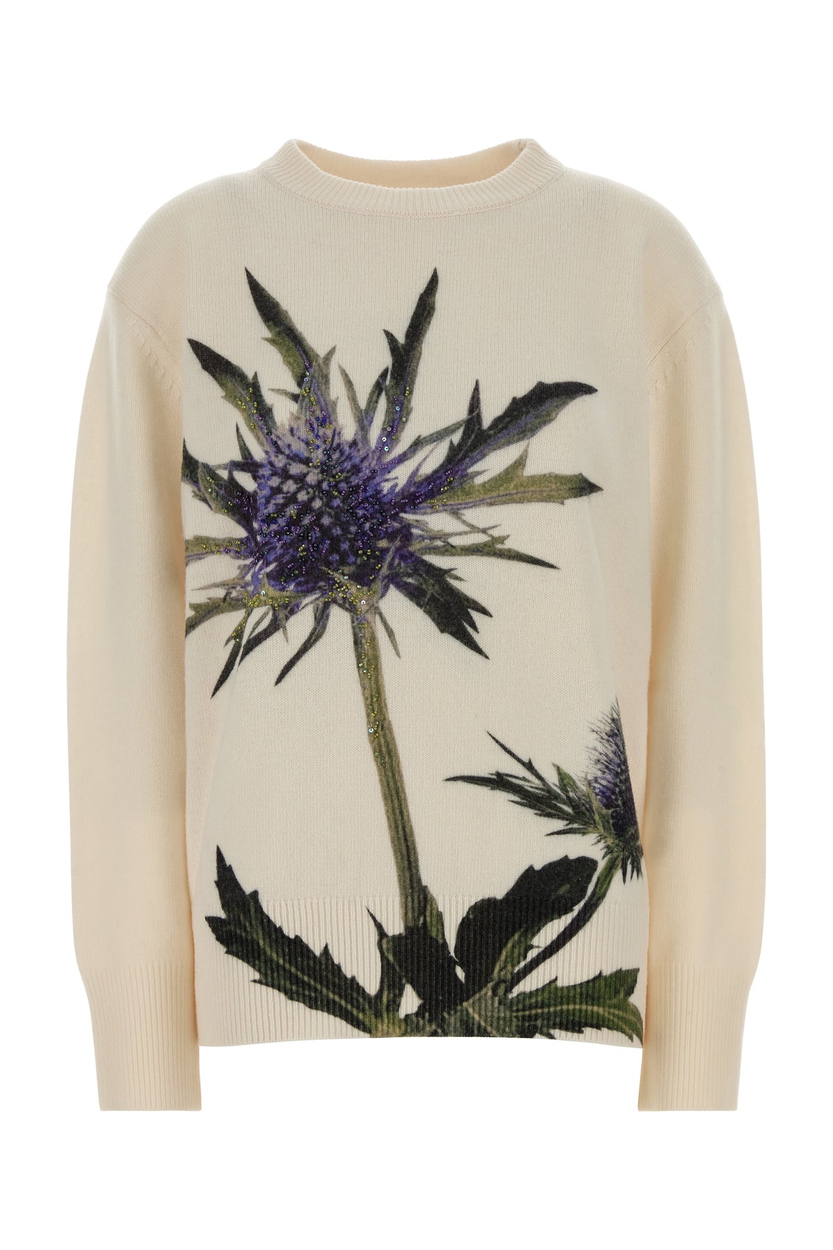 BLUMARINE Maglione in misto lana avorio