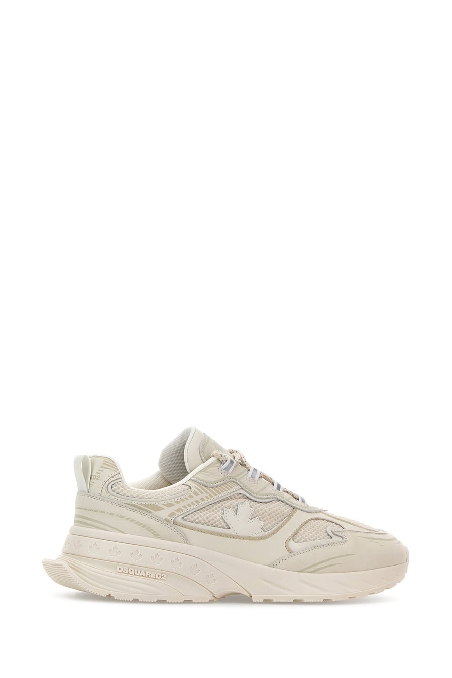 Dsquared2 Sneakers Sprinter gesso in rete e pelle, view 3