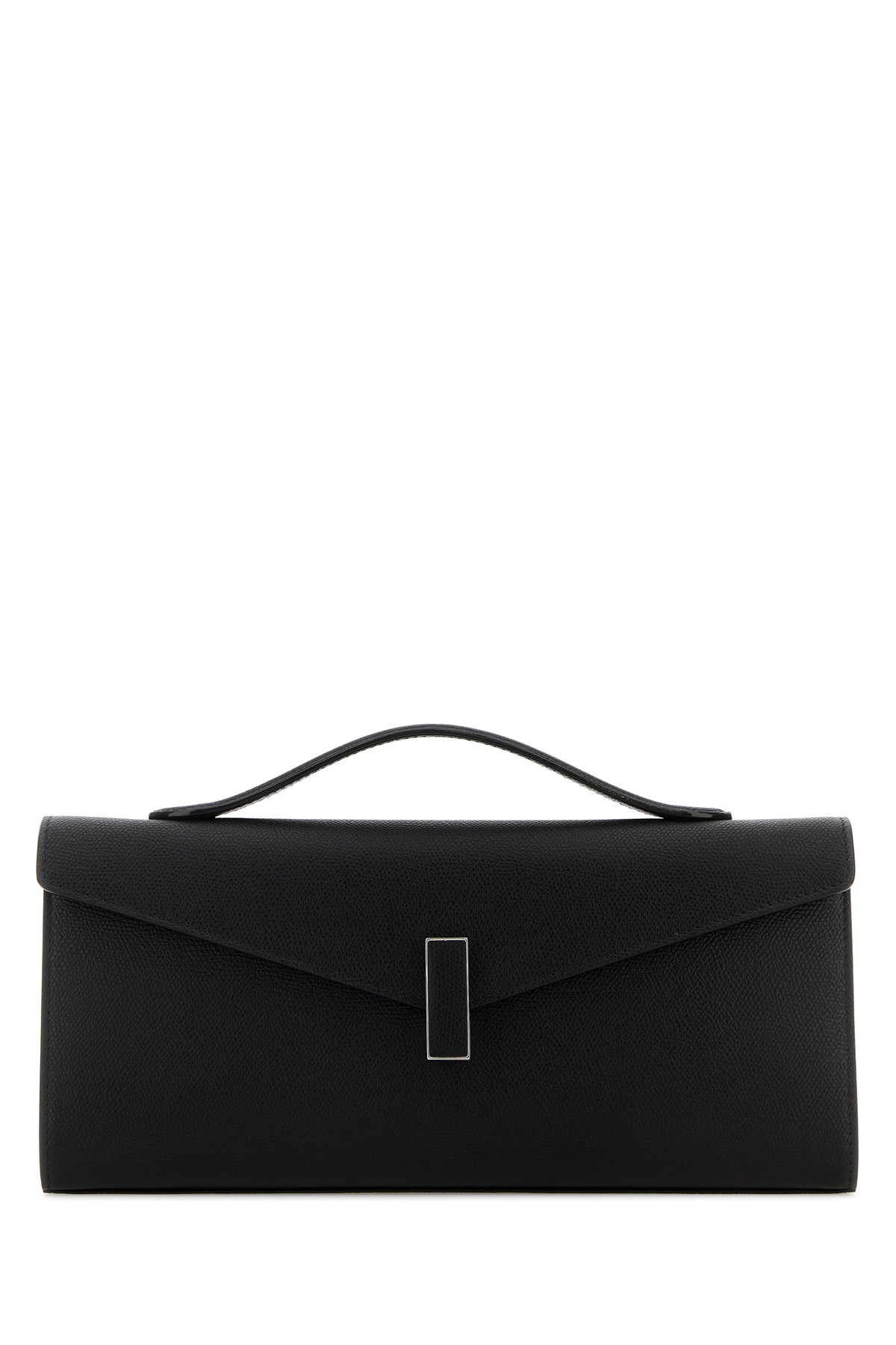 VALEXTRA Borsa a mano Iside in pelle nera
