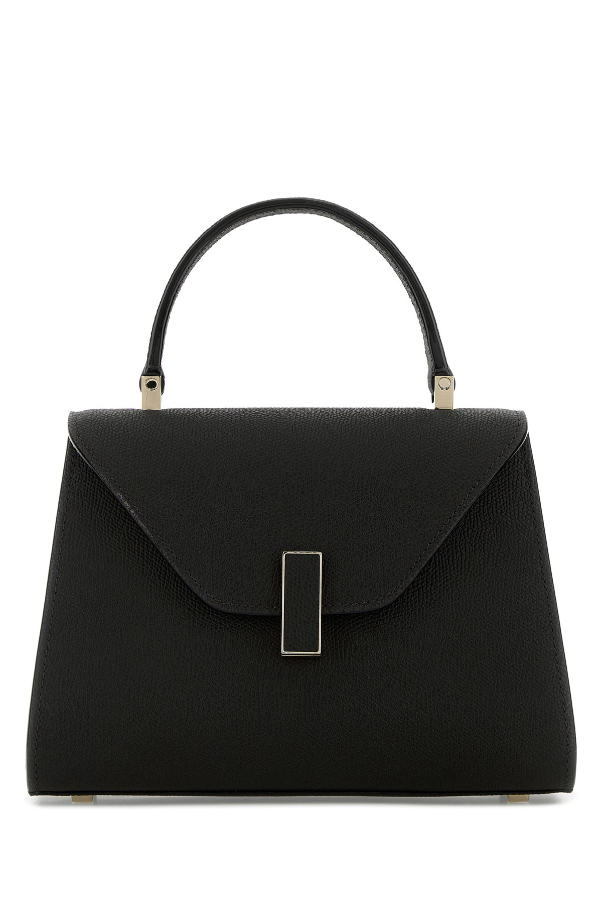 VALEXTRA Borsa a mano Iside mini in pelle nera