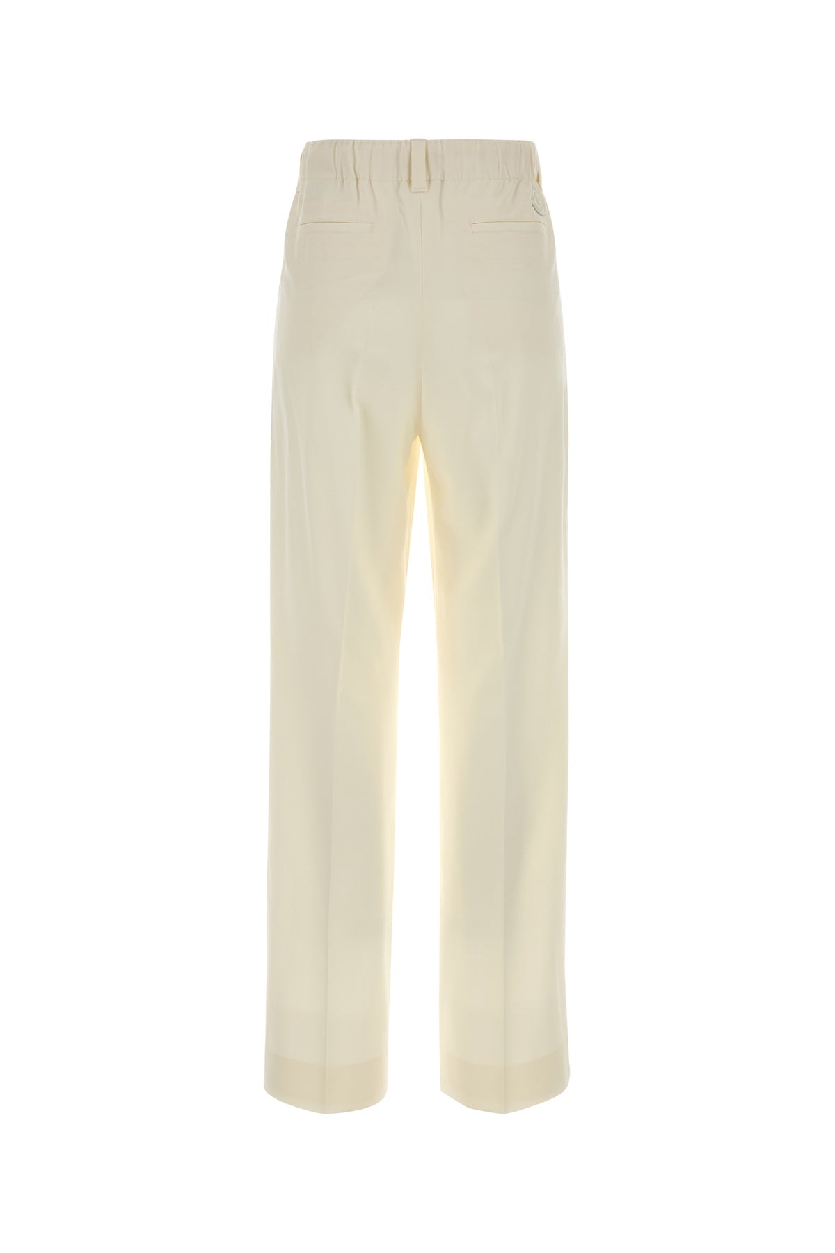 Moncler Pantalone in lana crema, view 2