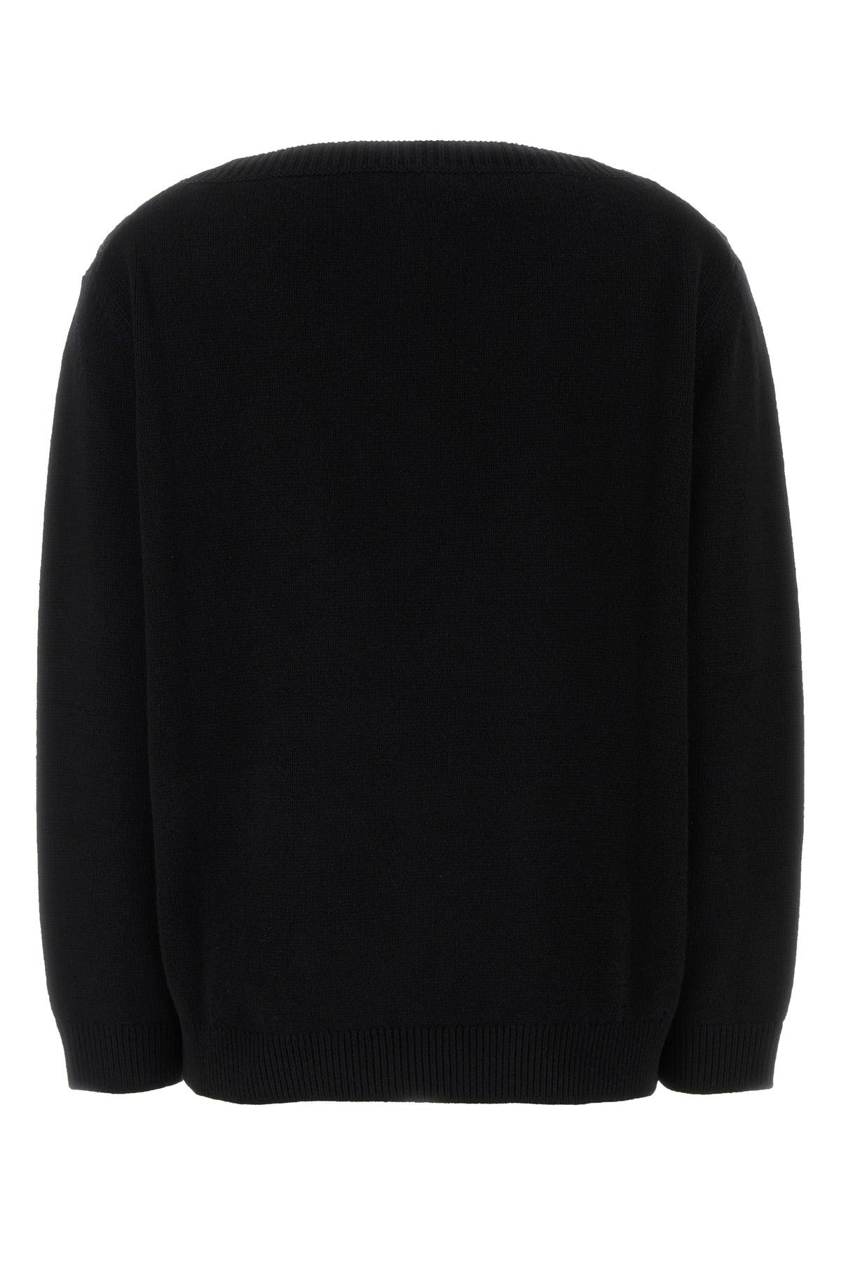 Gucci Maglione oversize in misto lana nera, view 2