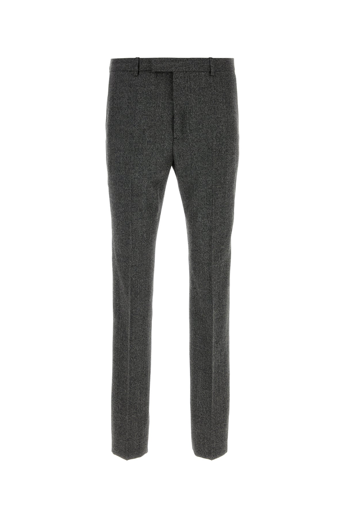 Gucci Pantalone in lana antracite melangé