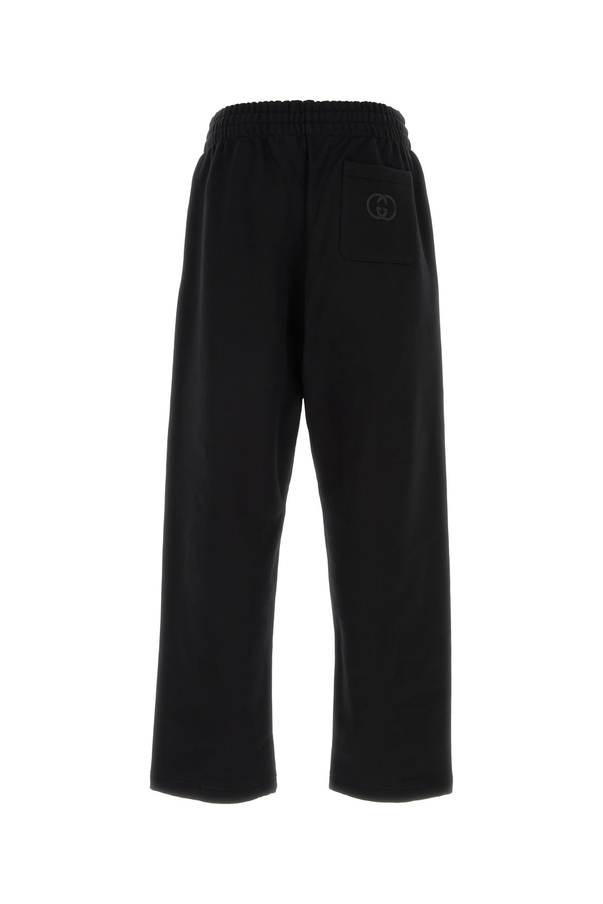 Gucci Pantalone jogging in cotone nero, view 2