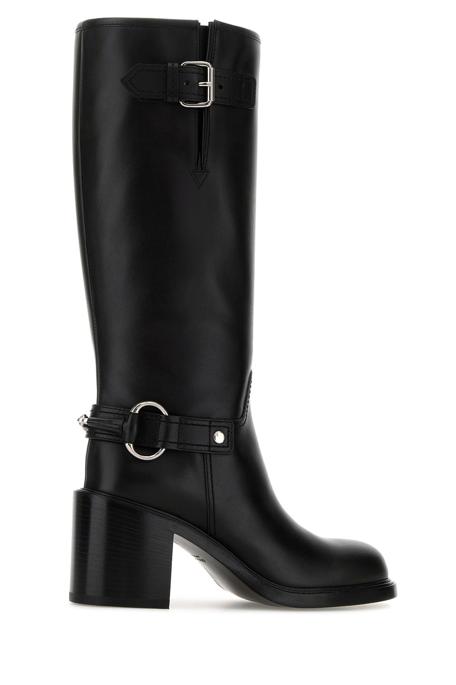 Gucci Stivali in pelle nera, view 3