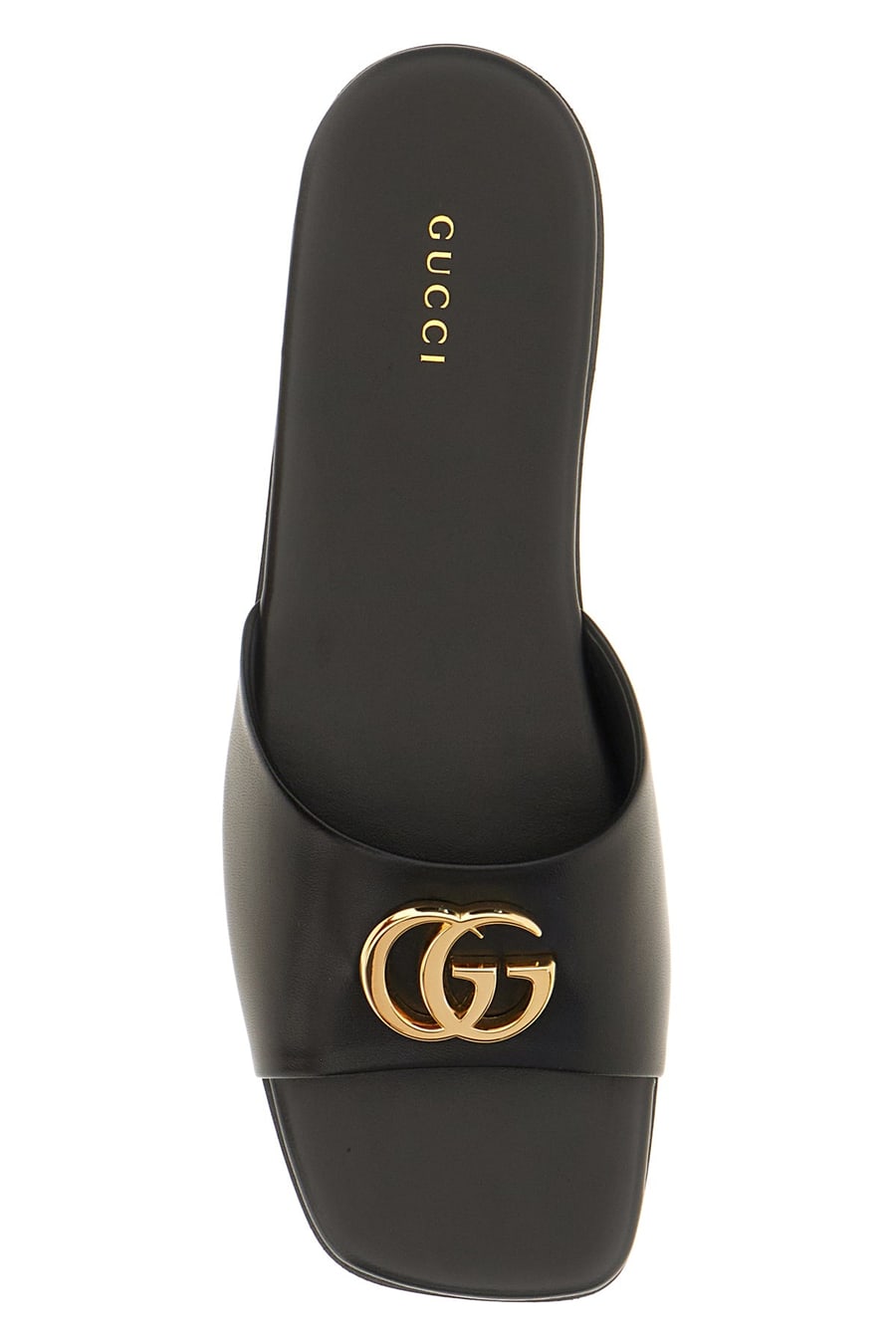 Gucci Slippers in nappa nera, view 4
